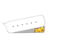 cat playing in the balloon sticker #10523070