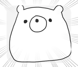 rakugaki bear sticker 3 sticker #10523502