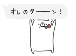 rakugaki bear sticker 3 sticker #10523513