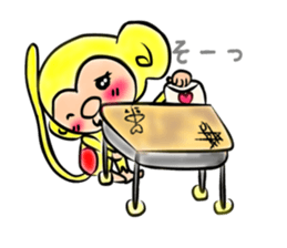 Tomokichi and Tomomi of the monkey sticker #10524012