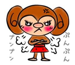 Tomokichi and Tomomi of the monkey sticker #10524035