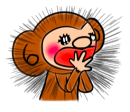 Tomokichi and Tomomi of the monkey sticker #10524038