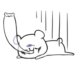 Start bear's adult life sticker #10524279