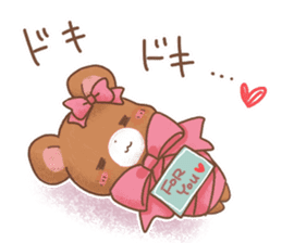 Rabbit & Bear's loves ticker. Bear ver. sticker #10524822