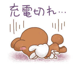 Rabbit & Bear's loves ticker. Bear ver. sticker #10524835