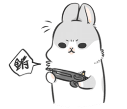 Machiko rabbit 3 sticker #10525097