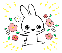 Rabbit march sticker #10525366