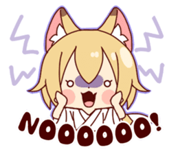 Miko-san of fox sticker #10525748