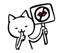 The Evil Mr. Cat sticker #10525816