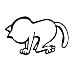 The Evil Mr. Cat sticker #10525836