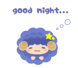 Fluffy"HITSUJIDAMA"4 sticker #10526363