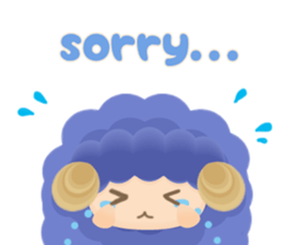 Fluffy"HITSUJIDAMA"4 sticker #10526365