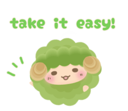 Fluffy"HITSUJIDAMA"4 sticker #10526366