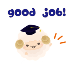 Fluffy"HITSUJIDAMA"4 sticker #10526368