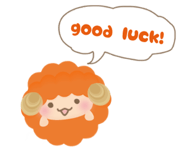 Fluffy"HITSUJIDAMA"4 sticker #10526369