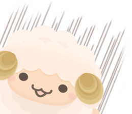 Fluffy"HITSUJIDAMA"4 sticker #10526383