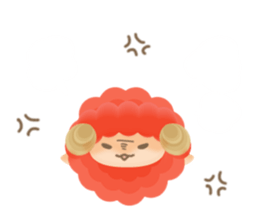 Fluffy"HITSUJIDAMA"4 sticker #10526398