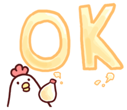 Dry chicken mayonnaise sticker #10526804