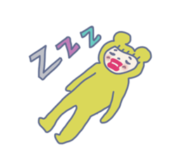 Girlish Negative Face sticker #10527117