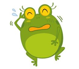 Bubble Frog sticker #10527120