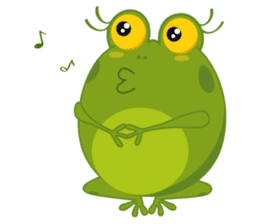 Bubble Frog sticker #10527121
