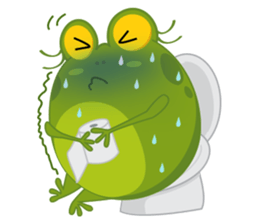 Bubble Frog sticker #10527140