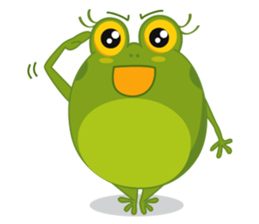 Bubble Frog sticker #10527146