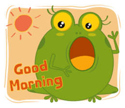 Bubble Frog sticker #10527150