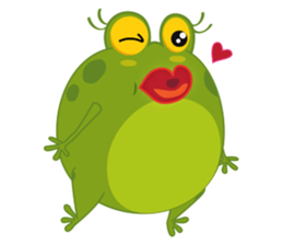 Bubble Frog sticker #10527155