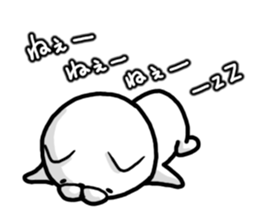 Look here! black cat sticker #10527497