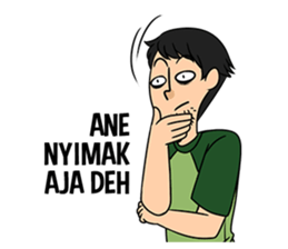 Curhatan Mahasiswa 3 sticker #10527731