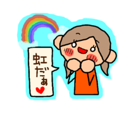 Orange chan.7 sticker #10528003