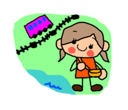 Orange chan.7 sticker #10528006