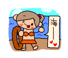 Orange chan.7 sticker #10528008