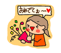 Orange chan.7 sticker #10528035