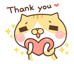 Milk Cat's CHEER UP Meow sticker #10528367