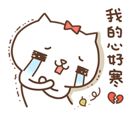 Milk Cat's CHEER UP Meow sticker #10528374