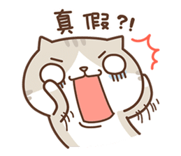 Milk Cat's CHEER UP Meow sticker #10528397