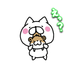 hamster & cat sticker #10528430