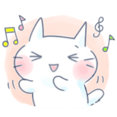 Yururi white cat2