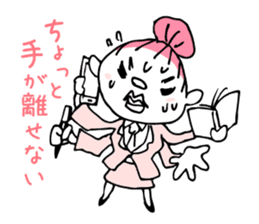 Sticker of "Working girl,Hittsume-chan" sticker #10528733