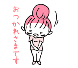 Sticker of "Working girl,Hittsume-chan" sticker #10528734