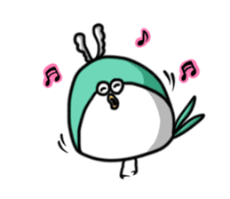 Fugu Bird sticker #10528764