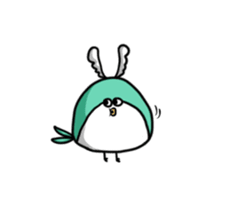 Fugu Bird sticker #10528773