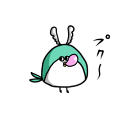 Fugu Bird sticker #10528774