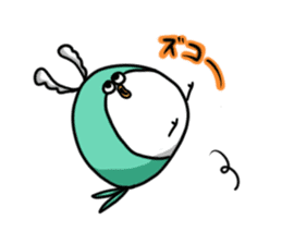 Fugu Bird sticker #10528778