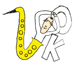 I live in the sax 2 sticker #10528800