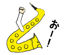 I live in the sax 2 sticker #10528819