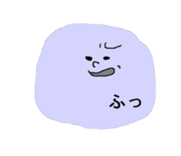 colorful face ! sticker #10529016