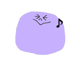 colorful face ! sticker #10529021